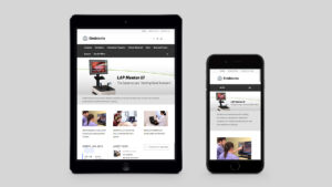Simbionix Responsive Website, Tablet & Mobile UI Design - Uri Berry אורי בארי