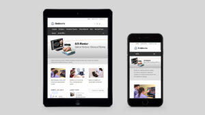 Simbionix Responsive Website, Tablet & Mobile UI Design - Uri Berry אורי בארי