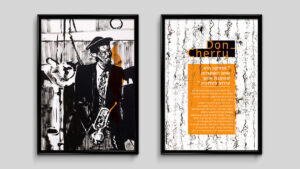 Free Jazz Don Cherry Poster - Uri Berry אורי בארי