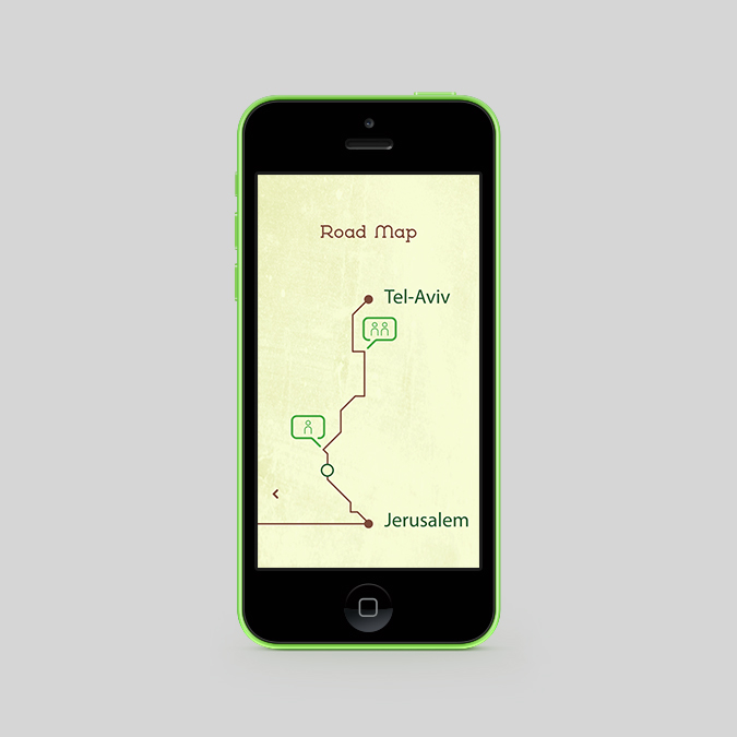 On The Road Mobile UX Design - Uri Berry אורי בארי