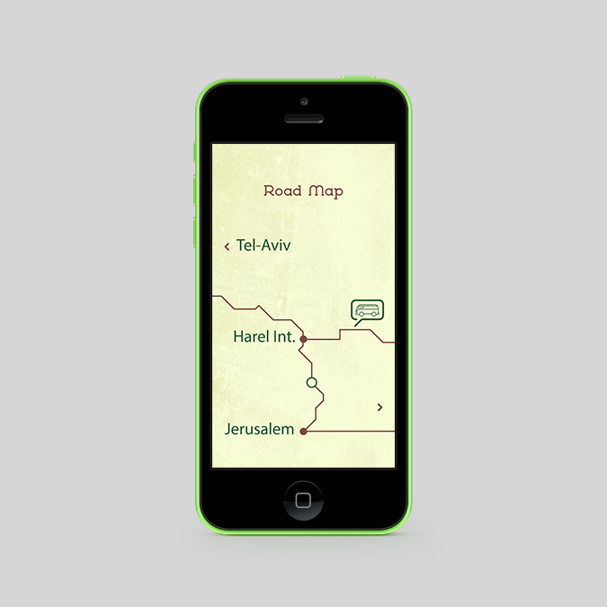 On The Road Mobile UX Design - Uri Berry אורי בארי